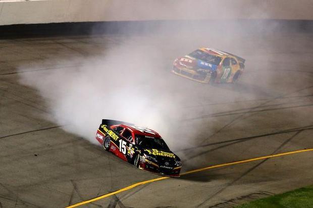 The questionable spin by Clint Bowyer